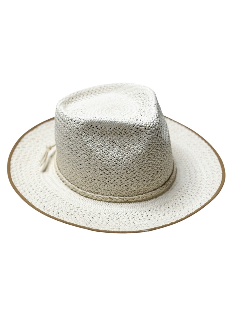 FREYA X VERONICA BEARD Palma Hat Cream Raffia with Braided Detailing